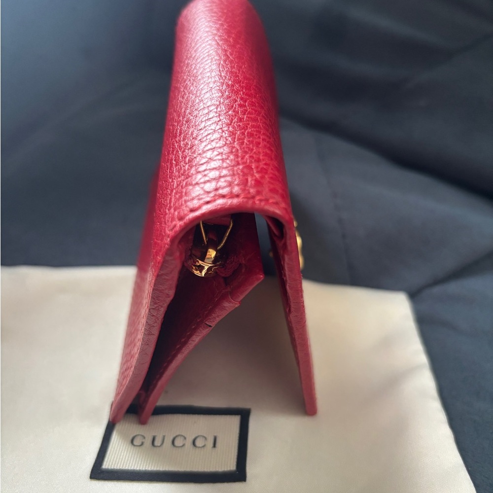 SOLD- Gucci GG Marmont pebbled leather wallet - Picture 5 of 10